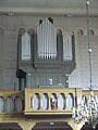 Prospektansicht der Orgel nach dem zweiten Umbauschritt (2014)