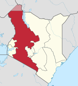 Kaart van Mkoa wa Bonde la Ufa Rift Valley Province