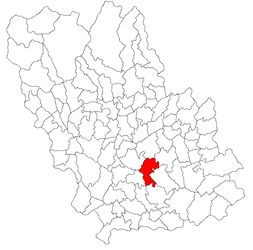 Location in Prahova County