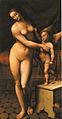 Venus und Cupido von Giampietrino. Öl auf Leinwand, Privatsammlung, Mailand.