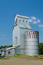 Grain elevator in Wallowa
