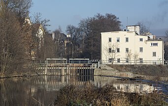 Jaz na Nysie Kłodzkiej w Kłodzku