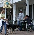 A coffeeshop along Main Street in Mystic.