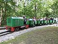 Diema-Lok mit Wagen der alten Tiergartenbahn