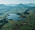 Gruentensee er en oppdemmet innsjø av Wertach, i Landkreis Oberallgäu.