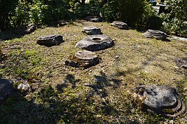 Foundation stones of the East Pagoda