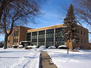 Das Kossuth County Courthouse in Algona