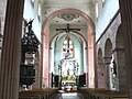 Innenansicht der Stiftskirche Lautenbach