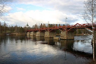 Lejonströmsbron din 1737 în Skellefteå (fotograf: Mattias Hedström)