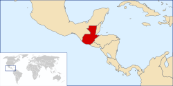 Guatemala haritadaki konumu
