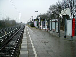 Perron station Mittlerer Landweg in 2009