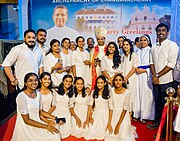 Koovakad with the choir at his episcopal consecration