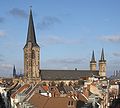 St. Severin von Süden betrachtet mit höchstem Kirchturm dieser Reihe