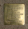 Stolperstein Grüne Straße 30 Hermann Hirsch