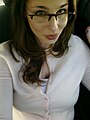 File:This woman was trying for a sexy librarian look (3708132070).jpg