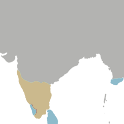 The Vijayanagara Empire in 1485, with influence in Sri Lanka and Burma. [2]