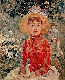 Le corsage rouge Berthe Morisot, 1885