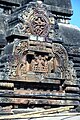 A double pediment depicting a dancing Shiva