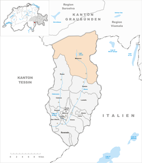 Karte von Mesocco