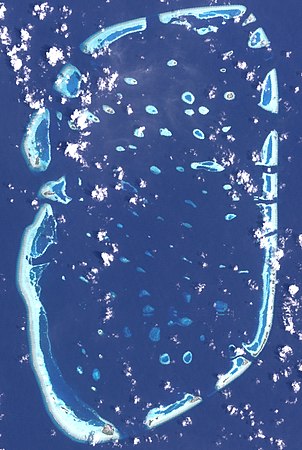 NASA-Sat.-Bild des Süd-Nilandhe-Atolls