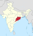 Lage von Odisha