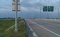 The northern terminus of the highway in Fairbanks. View looking easterly from just west of the South Cushman Street overpass.