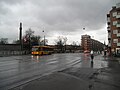 Lijn 1A op Station Svanemøllen gezien vanuit het noorden.