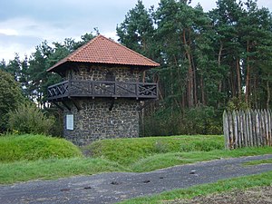 2009 April - Rekonstruierter Limes-Wachturm bei Pohlheim GI 4