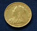 Victoria, Old head, geprägt 1899 in Melbourne, Auflage ca. 5,5 Mio. Münzen