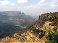 Dekkan-Trapps in den Westghats bei Matheran im Bundesstaat Maharashtra