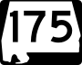 State Route 175 marker