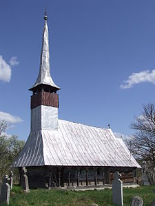 Wooden church in Răstolţu Deşert