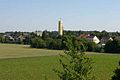 Blick von Bahnüberführung auf Gieslenberg