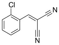 Structuurformule van CS-gas