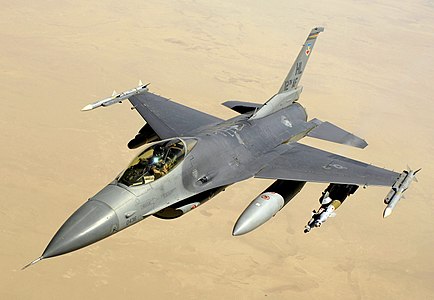 10 Haziran 2008'de, Irak üzerinde uçan Amerika Birleşik Devletleri Hava Kuvvetlerine bağlı bir F-16C