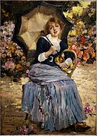 Jules Bastien-Lepage: Porträt von Jeanne Samary