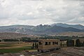 Blick vom Dach des Hans nach Süden zum Dorf Kızılören.