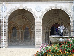 The entrance to the chapter house.