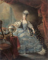 Η Μαρία Αντουανέττα με τα κοσμήματα της στέψης.