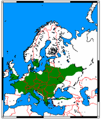 Mapa występowania