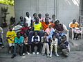 Group of students and teachers at St. Andrew's in summer 2005