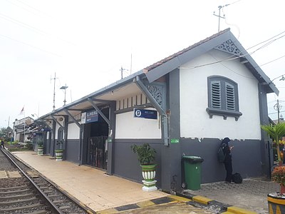 Stasiun Blimbing dilihat dari arah barat