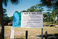 St. Joseph Bay Aquatic Preserve sign