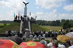 A Rákóczi-szabadságharc első győztes csatájának emlékoszlopa 2011-ben