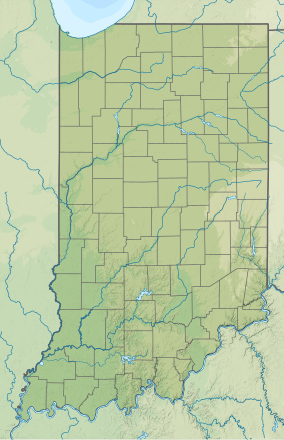 Map showing the location of Cabin Creek Raised Bog