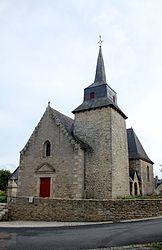 The Church of Saint-Nicodème, in Quily