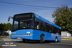 157A busz a Budaliget végállomásnál