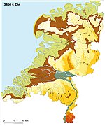 Nederland rond 3850 v.Chr.