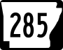 Highway 285 marker