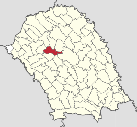 Location in Botoșani County